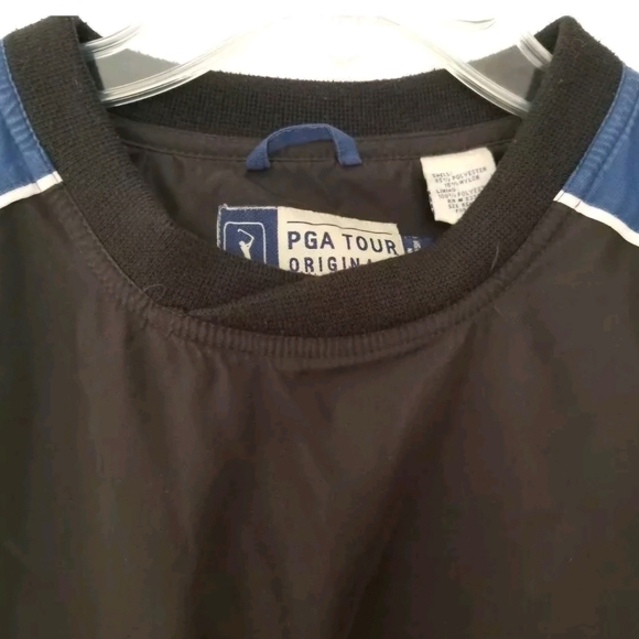 Vintage PGA TOUR Mens Golf Windbreaker Jacket Size Medium Pullover Pocket Logo. - Picture 4 of 9